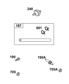 Part Location Diagram of 799725 Briggs and Stratton Screw